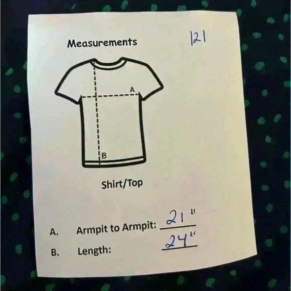 Pleoine Women's Polka Dot Faux Wrap Tie Blouse Navy with dots Green Size M - Picture 14 of 14